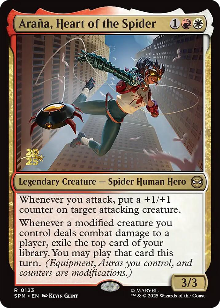 Arana, Heart of the Spider [Marvel's Spider-Man Prerelease Promos] | Game Grid - Logan