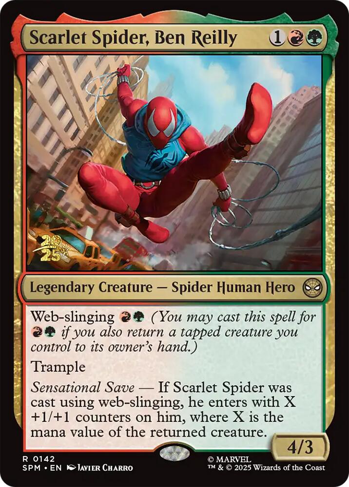 Scarlet Spider, Ben Reilly [Marvel's Spider-Man Prerelease Promos] | Game Grid - Logan