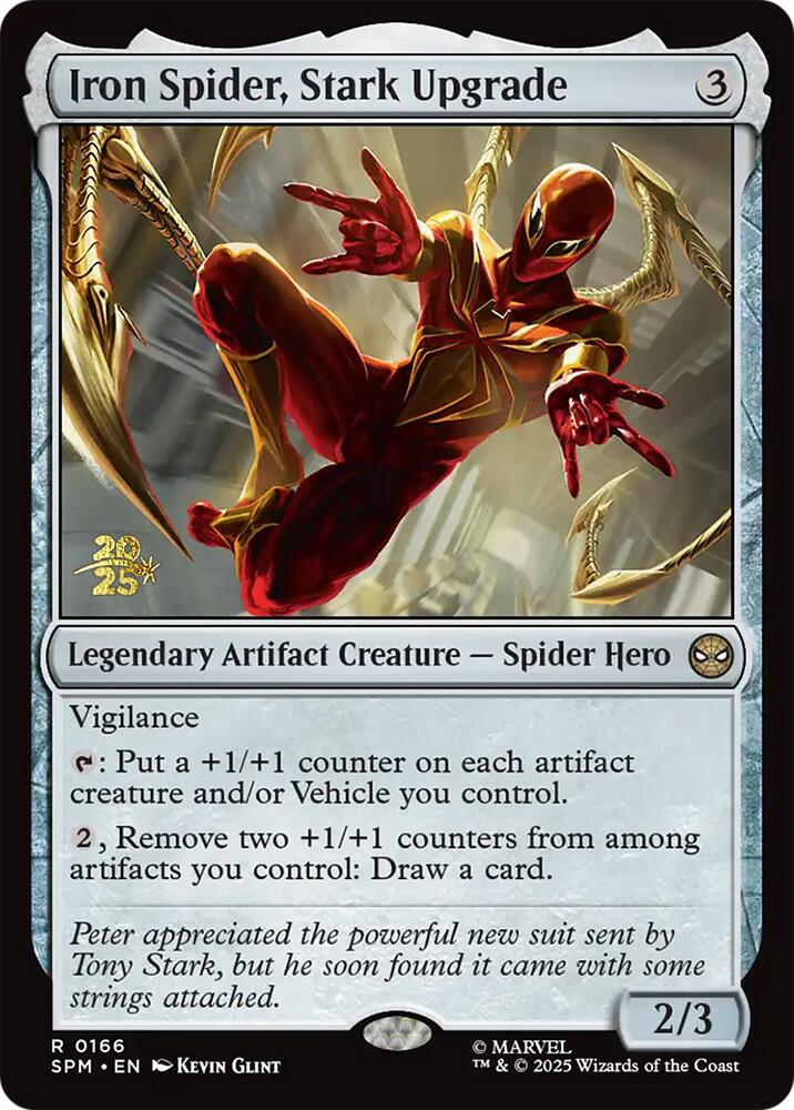 Iron Spider, Stark Upgrade [Marvel's Spider-Man Prerelease Promos] | Game Grid - Logan