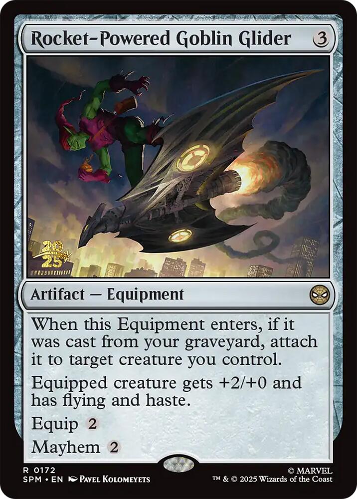 Rocket-Powered Goblin Glider [Marvel's Spider-Man Prerelease Promos] | Game Grid - Logan