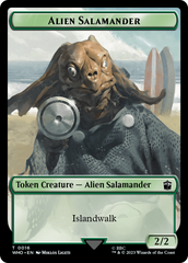 Dalek // Alien Salamander Double-Sided Token [Doctor Who Tokens] | Game Grid - Logan