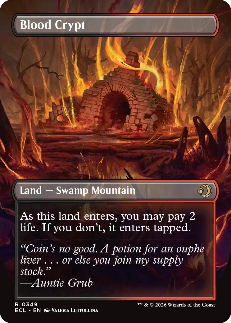 Blood Crypt (Borderless) [Lorwyn Eclipsed] | Game Grid - Logan