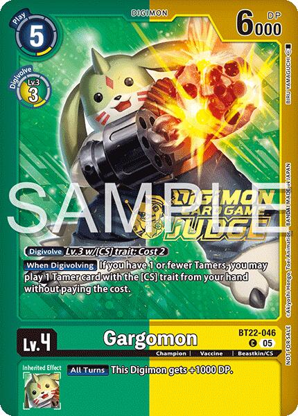 Gargomon [BT22-046] (Judge Pack 2025 Wave 2) [Cyber Eden] | Game Grid - Logan