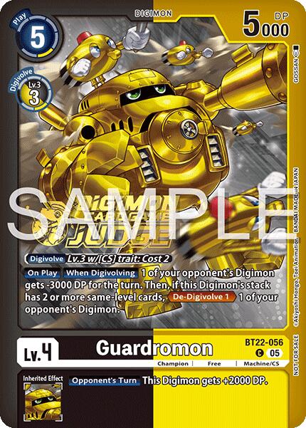 Guardromon [BT22-056] (Judge Pack 2025 Wave 2) [Cyber Eden] | Game Grid - Logan