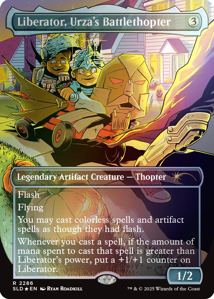 Liberator, Urza's Battlethopter (Rainbow Foil) [Secret Lair Drop Series] | Game Grid - Logan