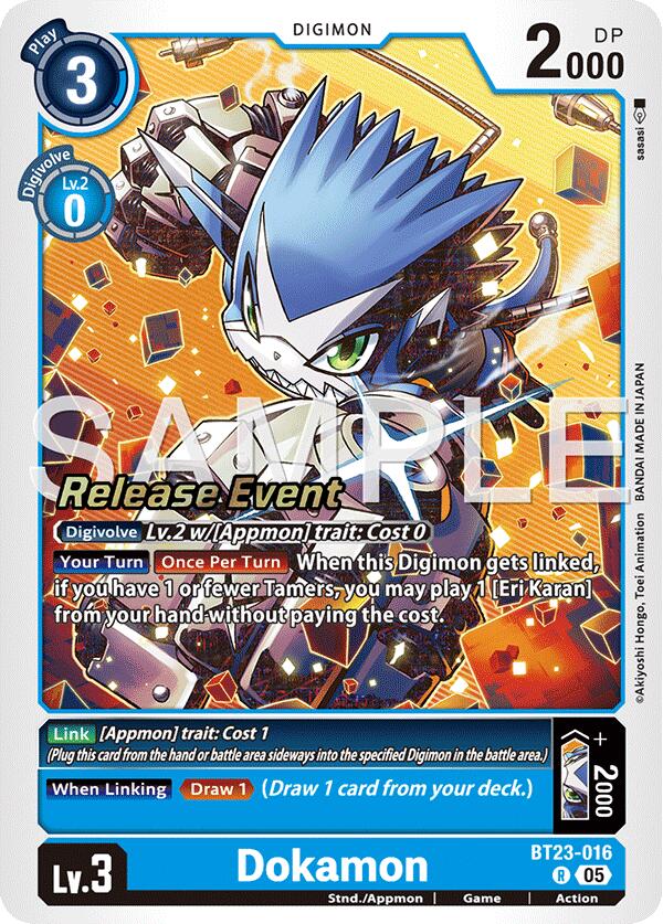 Dokamon [BT23-016] [Hackers' Slumber Release Event Cards] | Game Grid - Logan