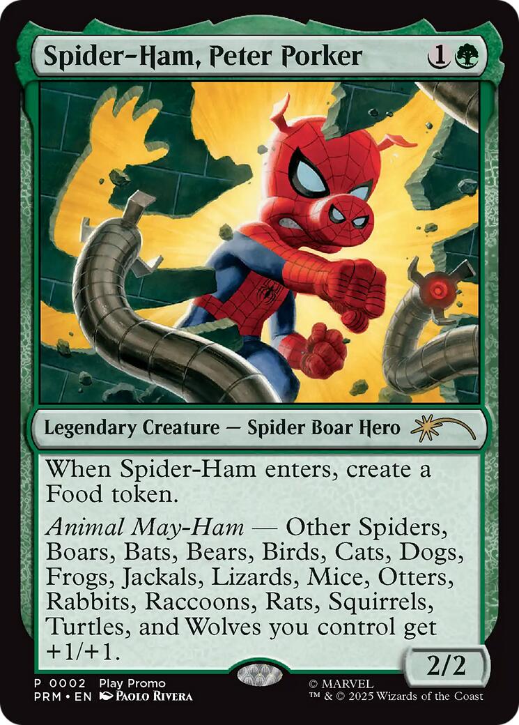 Spider-Ham, Peter Porker [Wizards Play Network 2025] | Game Grid - Logan