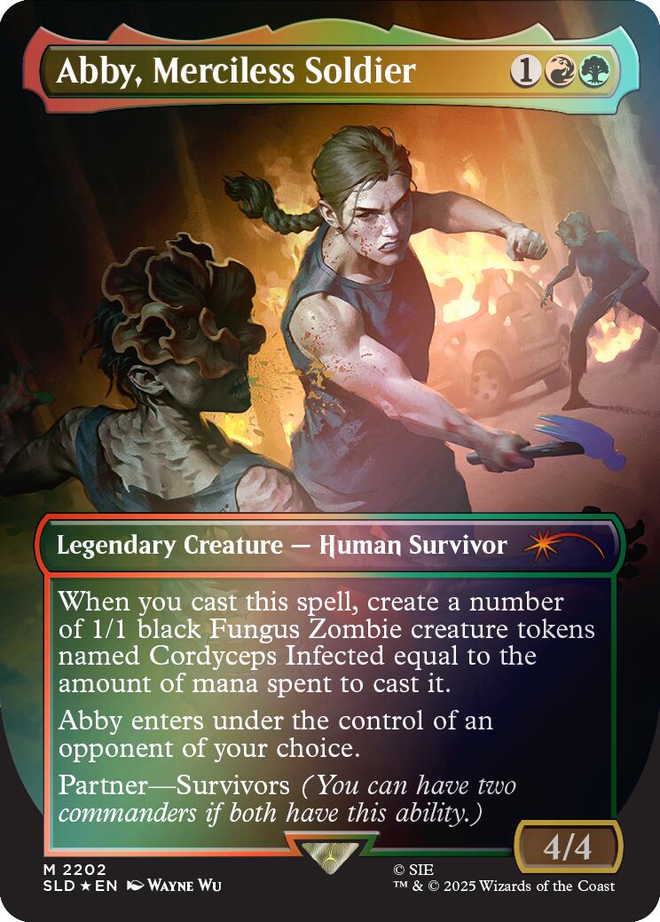Abby, Merciless Soldier (Rainbow Foil) [Secret Lair Drop Series] | Game Grid - Logan