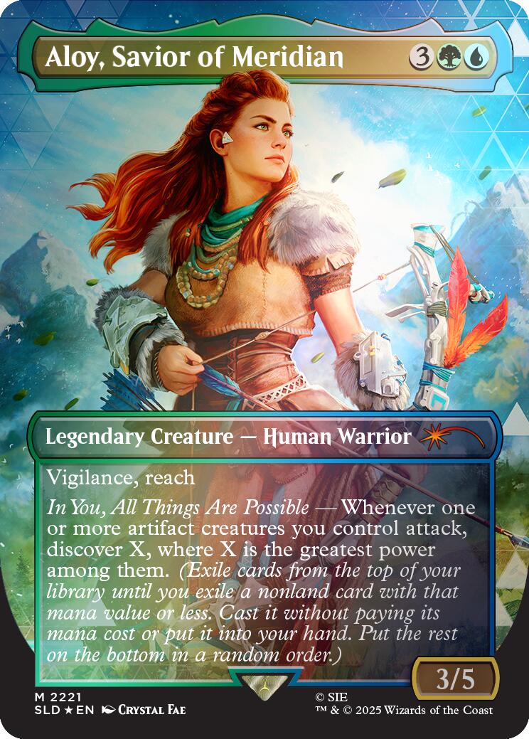 Aloy, Savior of Meridian (Rainbow Foil) [Secret Lair Drop Series] | Game Grid - Logan