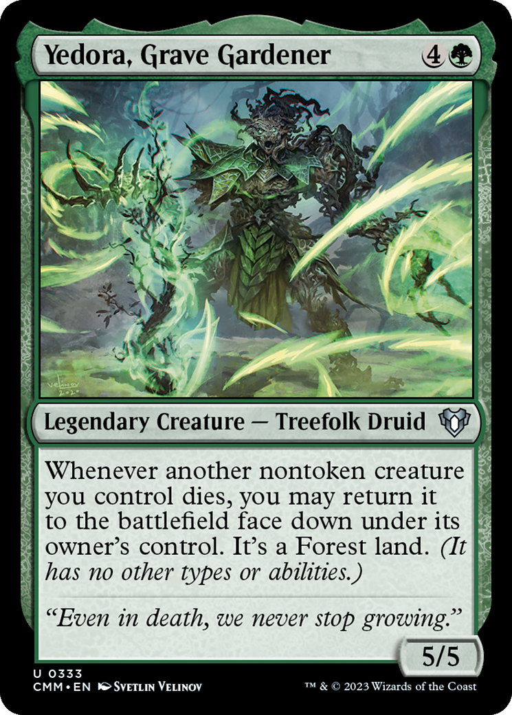 Yedora, Grave Gardener [Commander Masters] | Game Grid - Logan