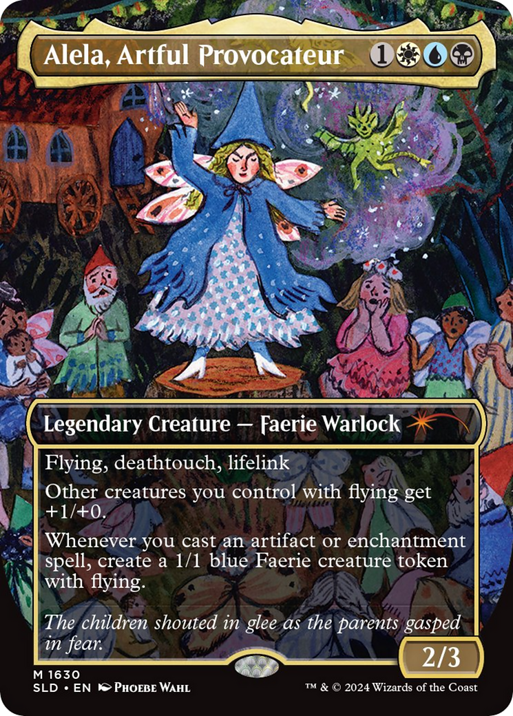 Alela, Artful Provocateur (1630) (Rainbow Foil) [Secret Lair Drop Series] | Game Grid - Logan