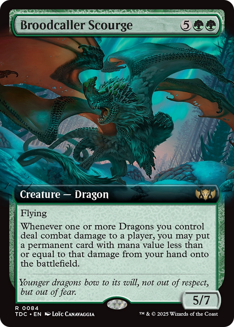 Broodcaller Scourge (Extended Art) [Tarkir: Dragonstorm Commander] | Game Grid - Logan
