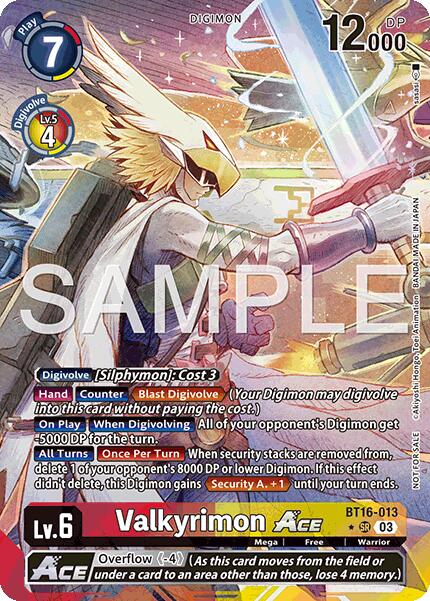 Valkyrimon ACE (Winner) [Hackers' Slumber Release Event Cards] | Game Grid - Logan