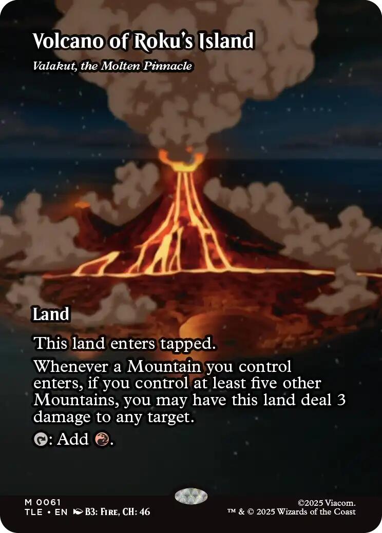 Volcano of Roku's Island - Valakut, the Molten Pinnacle [Avatar: The Last Airbender: Eternal-Legal] | Game Grid - Logan