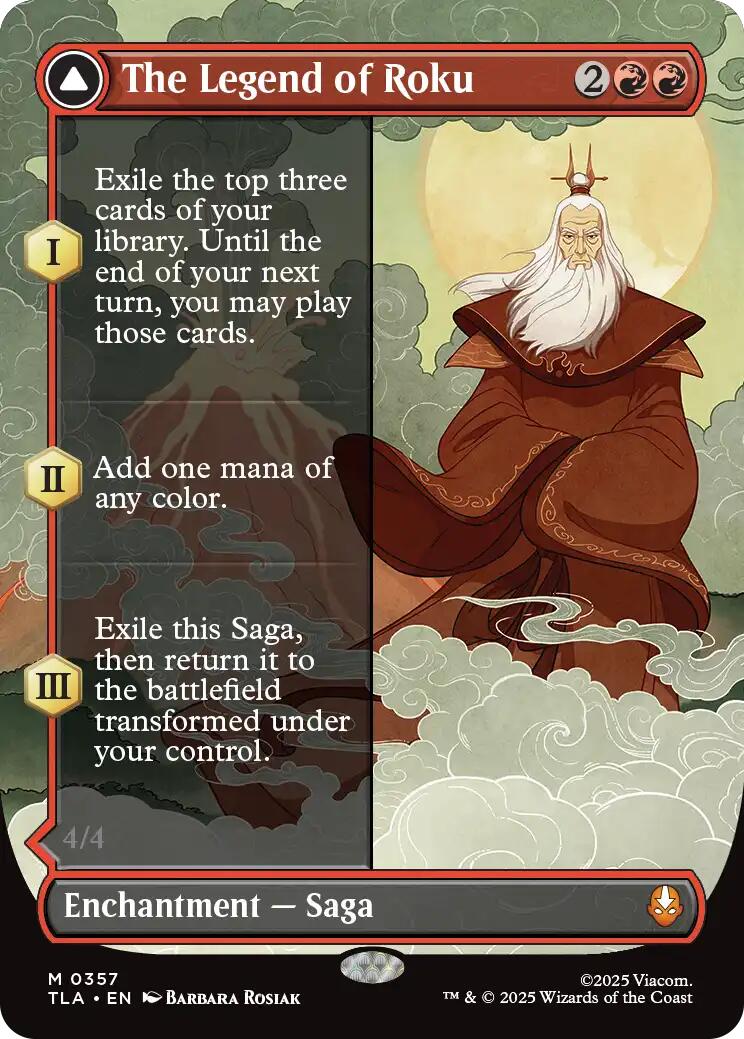 The Legend of Roku (Borderless) [Avatar: The Last Airbender] | Game Grid - Logan