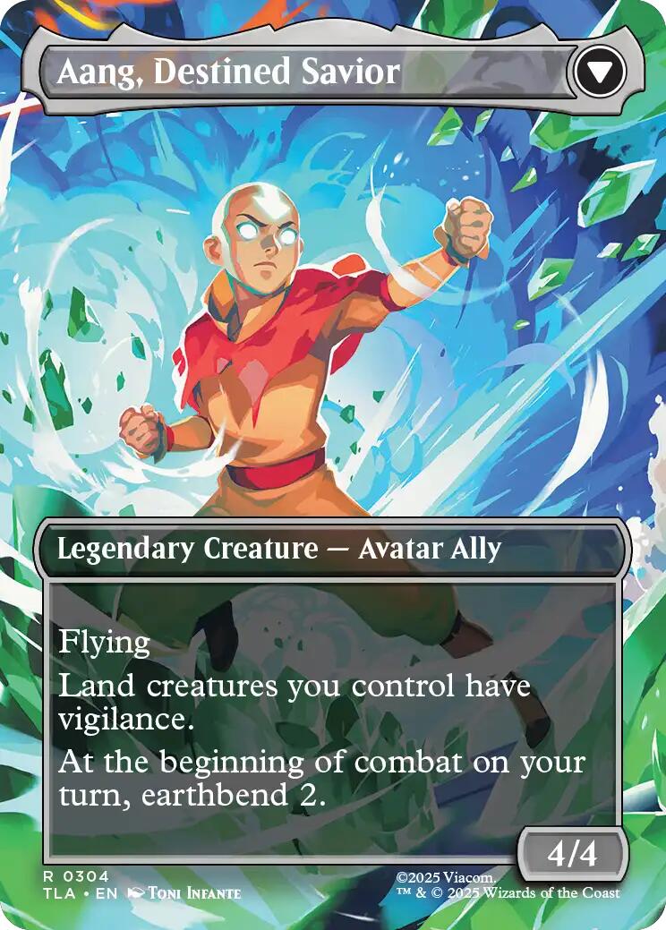 Aang, at the Crossroads (Borderless) [Avatar: The Last Airbender] | Game Grid - Logan