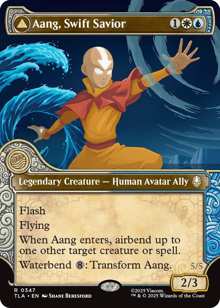 Aang, Swift Savior (Showcase) [Avatar: The Last Airbender] | Game Grid - Logan