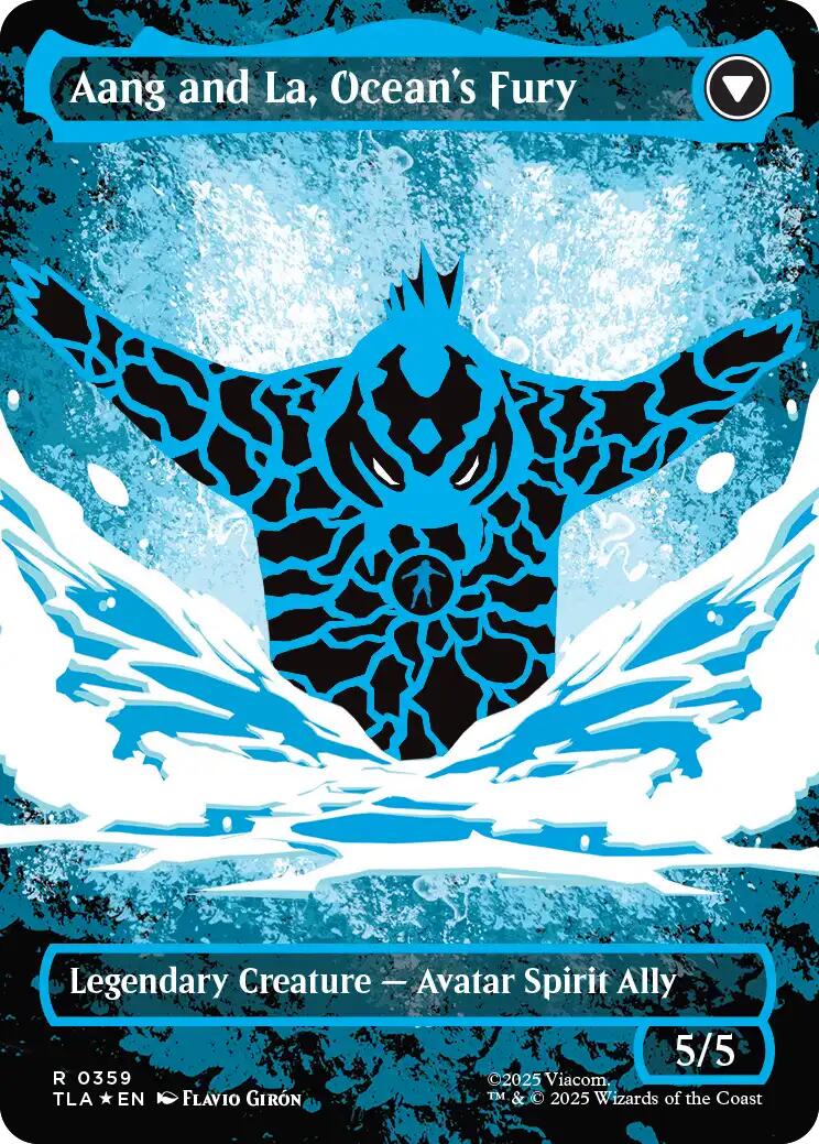 Aang, Swift Savior (Borderless) (Neon Ink Foil) [Avatar: The Last Airbender] | Game Grid - Logan