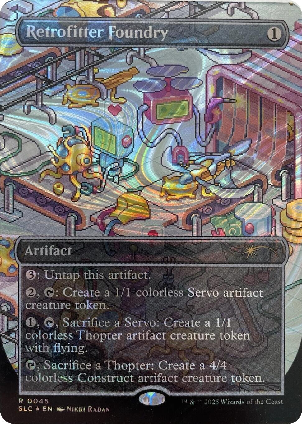 Retrofitter Foundry (Halo Foil) [Secret Lair Countdown Kit] | Game Grid - Logan