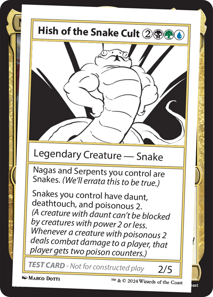 Hish of the Snake Cult [Mystery Booster 2 Playtest Cards] | Game Grid - Logan