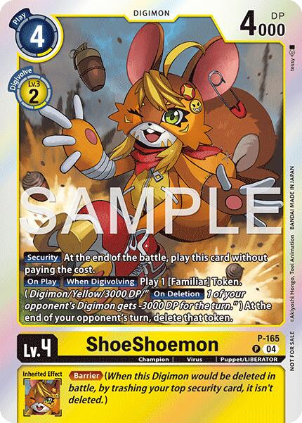 ShoeShoemon [P-165] (Event Pack 8) [Promotional Cards] | Game Grid - Logan