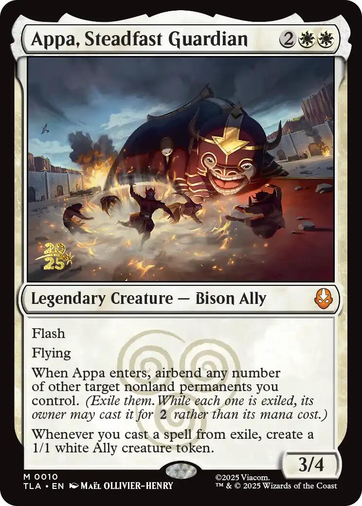 Appa, Steadfast Guardian [Avatar: The Last Airbender Prerelease Cards] | Game Grid - Logan