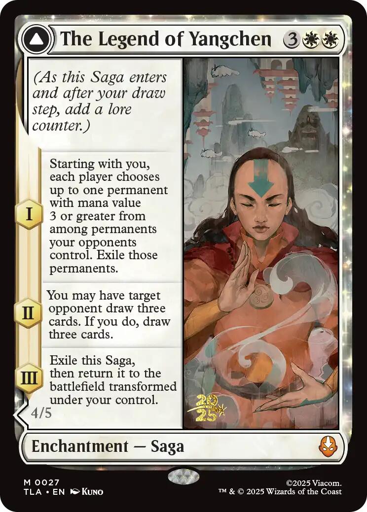 The Legend of Yangchen [Avatar: The Last Airbender Prerelease Cards] | Game Grid - Logan