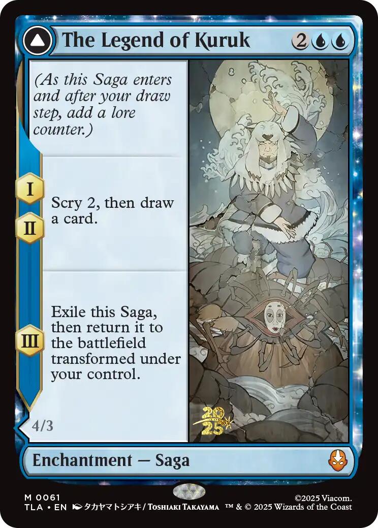 The Legend of Kuruk [Avatar: The Last Airbender Prerelease Cards] | Game Grid - Logan