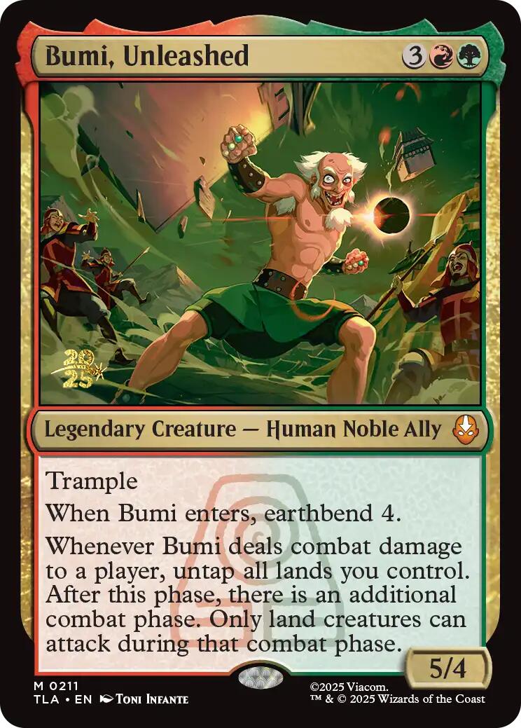 Bumi, Unleashed [Avatar: The Last Airbender Prerelease Cards] | Game Grid - Logan