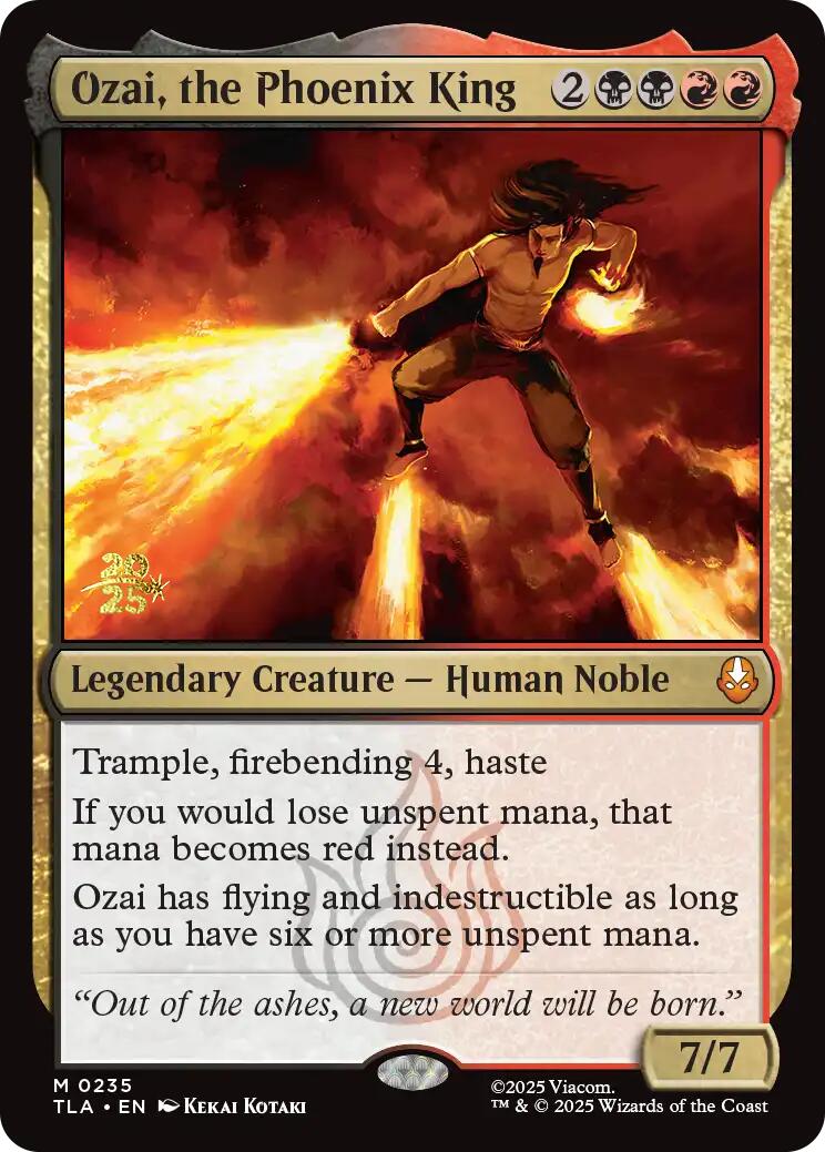Ozai, the Phoenix King [Avatar: The Last Airbender Prerelease Cards] | Game Grid - Logan