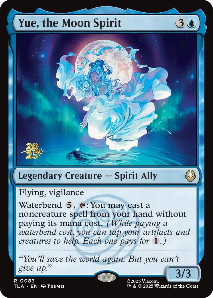 Yue, the Moon Spirit [Avatar: The Last Airbender Prerelease Cards] | Game Grid - Logan
