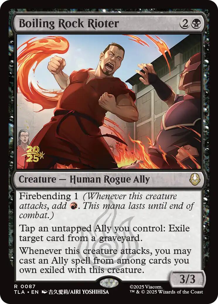 Boiling Rock Rioter [Avatar: The Last Airbender Prerelease Cards] | Game Grid - Logan