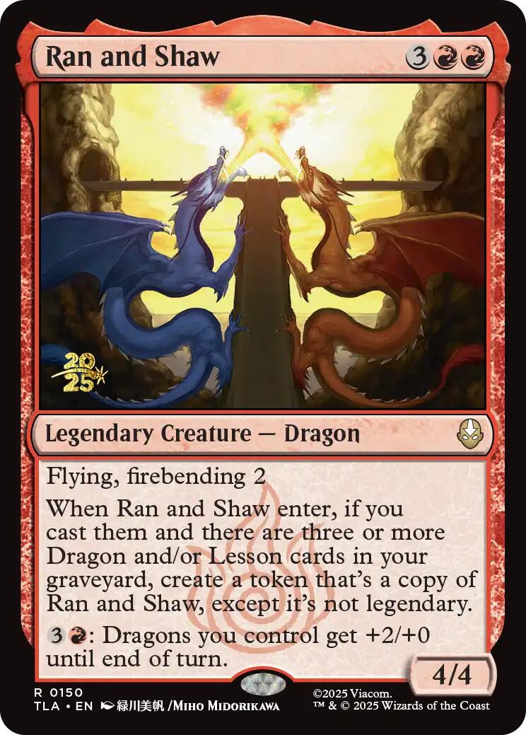 Ran and Shaw [Avatar: The Last Airbender Prerelease Cards] | Game Grid - Logan
