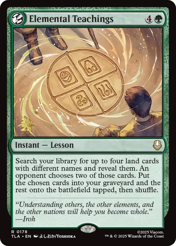 Elemental Teachings [Avatar: The Last Airbender Prerelease Cards] | Game Grid - Logan