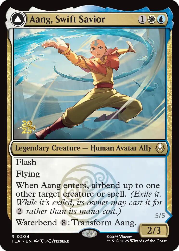 Aang, Swift Savior [Avatar: The Last Airbender Prerelease Cards] | Game Grid - Logan
