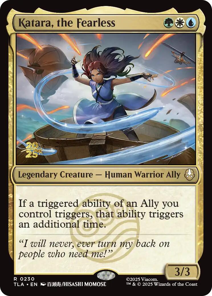 Katara, the Fearless [Avatar: The Last Airbender Prerelease Cards] | Game Grid - Logan