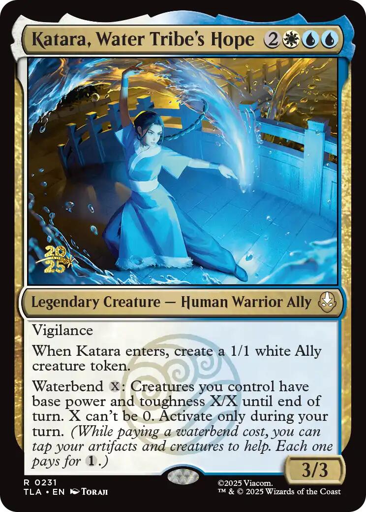 Katara, Water Tribe's Hope [Avatar: The Last Airbender Prerelease Cards] | Game Grid - Logan