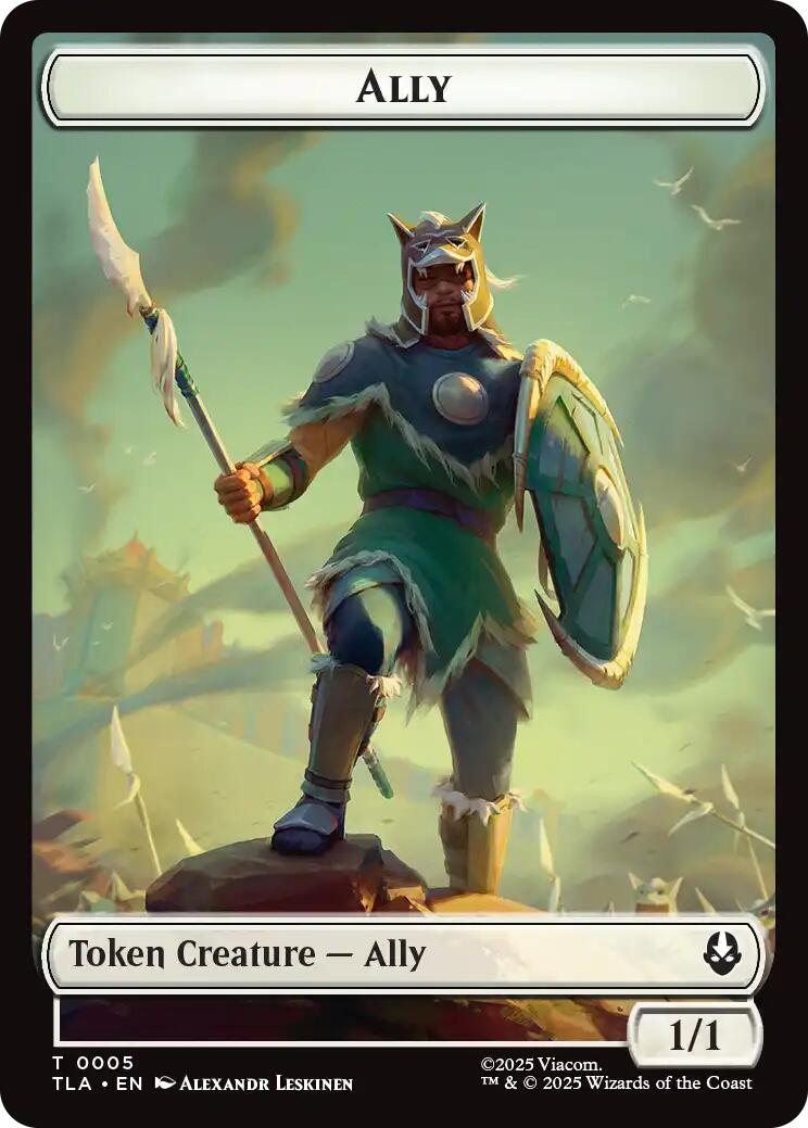 Ally (0005) // Clue (0014) Double-Sided Token [Avatar: The Last Airbender Tokens] | Game Grid - Logan