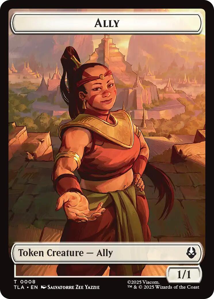 Ally (0008) // Clue (0016) Double-Sided Token [Avatar: The Last Airbender Tokens] | Game Grid - Logan