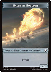 Ballistic Boulder // Soldier (0011) Double-Sided Token [Avatar: The Last Airbender Tokens] | Game Grid - Logan