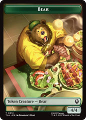 Bear // Food (0020) Double-Sided Token [Avatar: The Last Airbender Tokens] | Game Grid - Logan