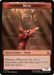 Monk // Food (0021) Double-Sided Token [Avatar: The Last Airbender Tokens] | Game Grid - Logan