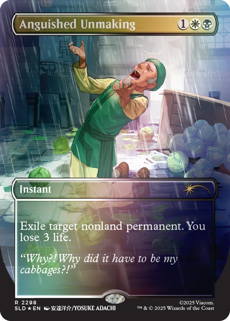 Anguished Unmaking (2298) (Rainbow Foil) [Secret Lair Drop Series] | Game Grid - Logan