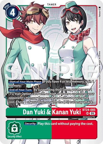 Dan Yuki & Kanan Yuki [BT24-085] [Time Stranger] | Game Grid - Logan