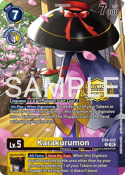 Karakurumon [EX9-032] (Championship 25-26 Season 2 Tamers Pack) [Versus Monsters] | Game Grid - Logan
