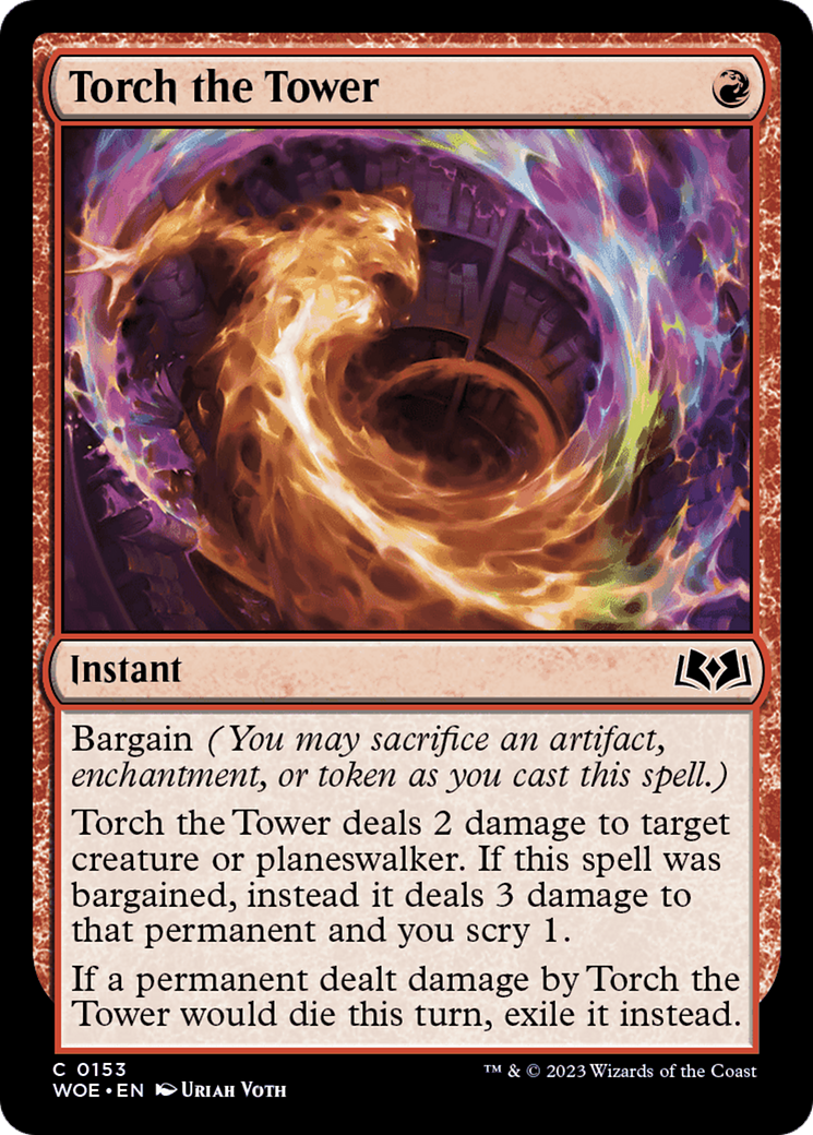 Torch the Tower [Wilds of Eldraine] | Game Grid - Logan