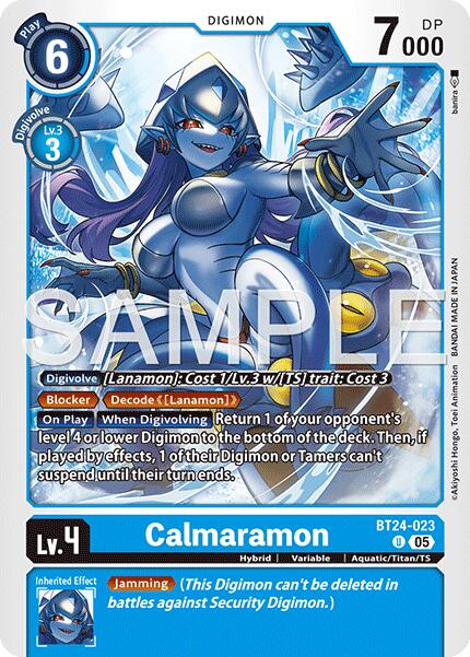 Calmaramon [BT24-023] [Time Stranger] | Game Grid - Logan