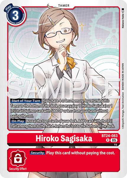 Hiroko Sagisaka [BT24-083] [Time Stranger] | Game Grid - Logan
