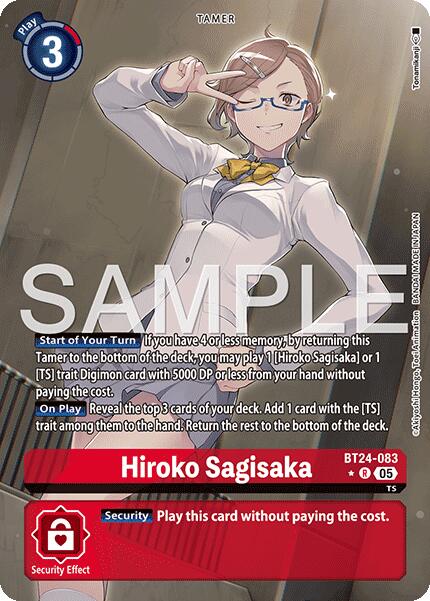 Hiroko Sagisaka [BT24-083] (Alternate Art) [Time Stranger] | Game Grid - Logan