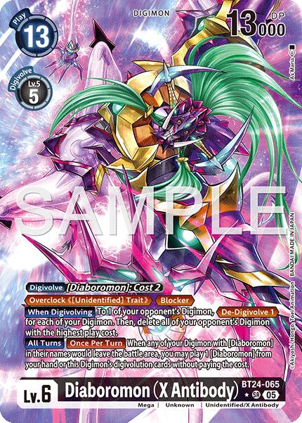 Diaboromon [BT24-065] (X Antibody) (Alternate Art) [Time Stranger] | Game Grid - Logan